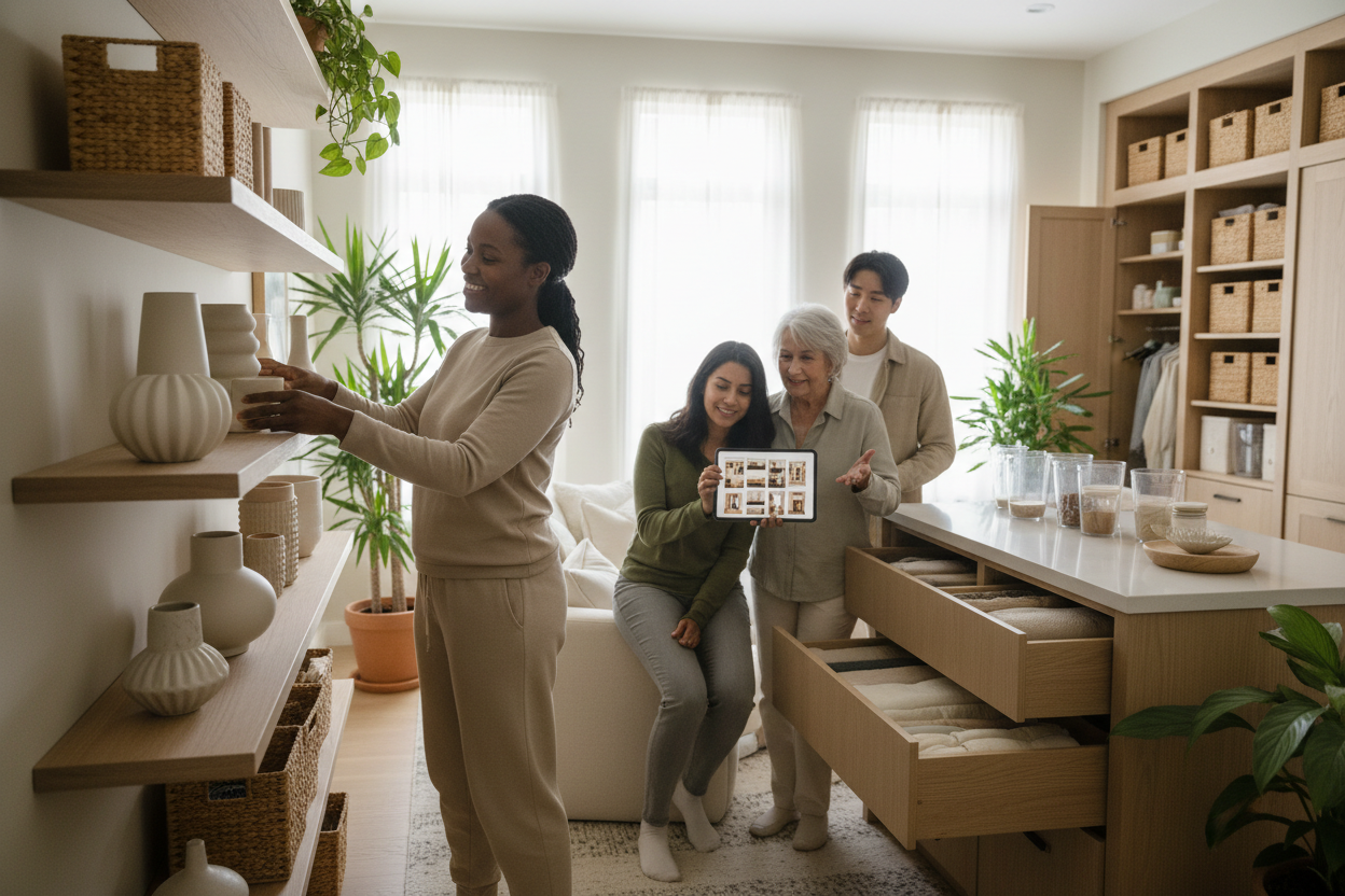 House2Order is more than a store — it’s a community of people who believe that an organized home leads to a better life.

Through our blog, social media, and customer support, we share expert tips, inspiration, and real-life solutions to help you stay organized and motivated. (make it real photo)